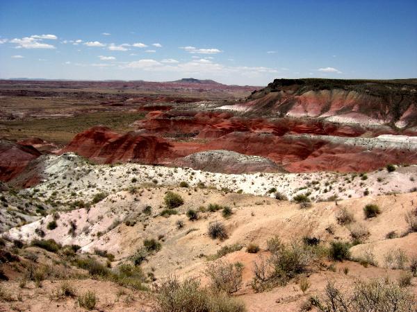 Painted Desert at the Petrified Forrest.