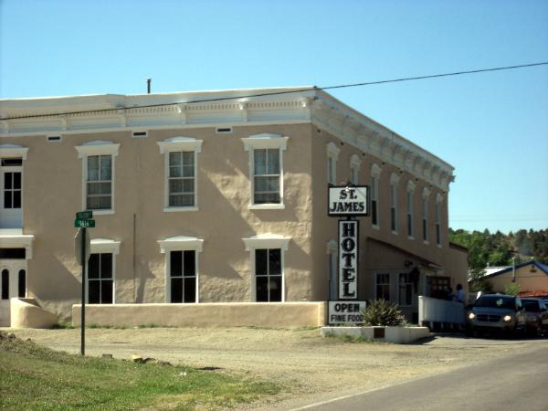 The famous St. James Hotel. One of the best known paranormal hotspots in the world. The St. James was visited by many famous lawmen and notorious outlaws and was the scene of many murders. Wyatt & Morgan Earp, Jesse James, Clay Allison, Black Jack Ketchum, Buffalo Bill Cody and Annie Oakley all stayed there.