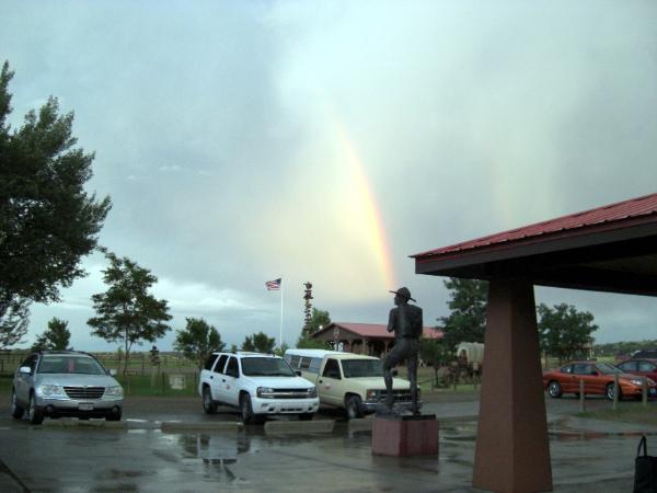 Philmont Scout Ranch - Rainbow over the 'Welcome Center'