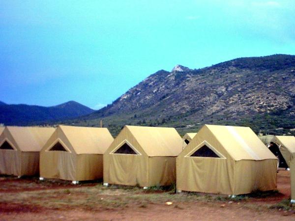 New tents at Base Camp.